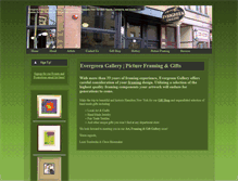 Tablet Screenshot of evergreengalleryny.com
